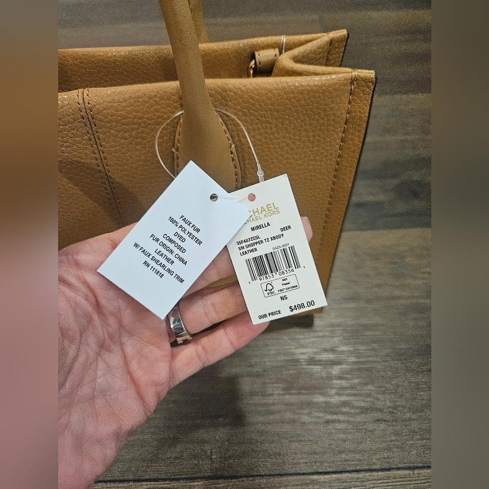 NWT Michael Kors Mirella Bag + Crossbody Strap! - Picture 7 of 8